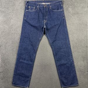 True Religion Jeans Mens 34 (Fits 36x34) Blue Cisco Kid Straight Fit Dark Wash